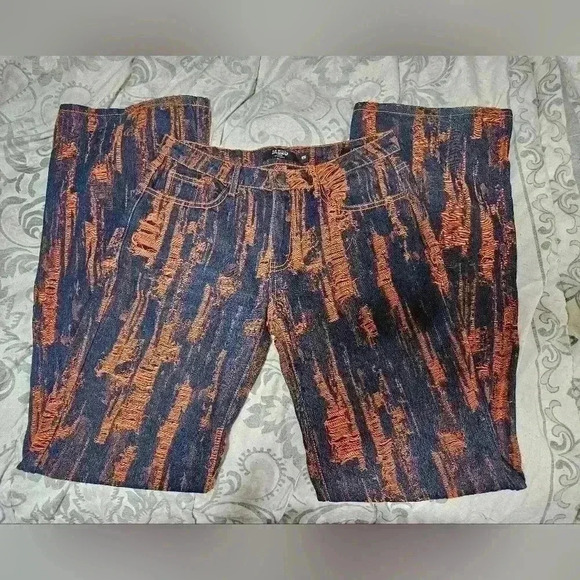 Jaded womens orange thread jeans! - Picture 2 of 5